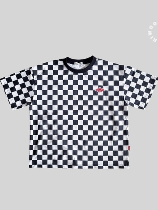 Riu Check Box Short Sleeve Tee