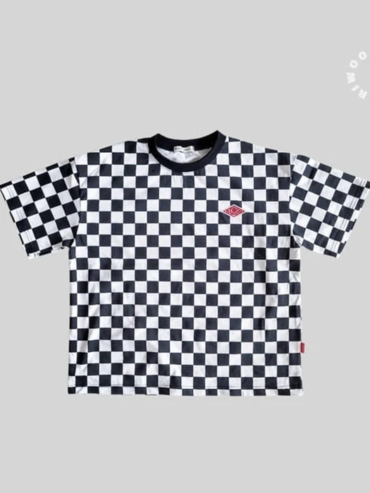 Riu Check Box Short Sleeve Tee
