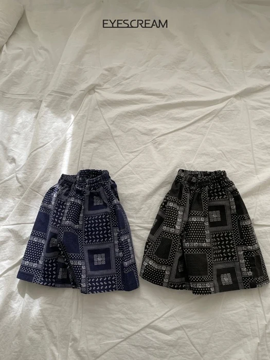 Rib Paisley Pants