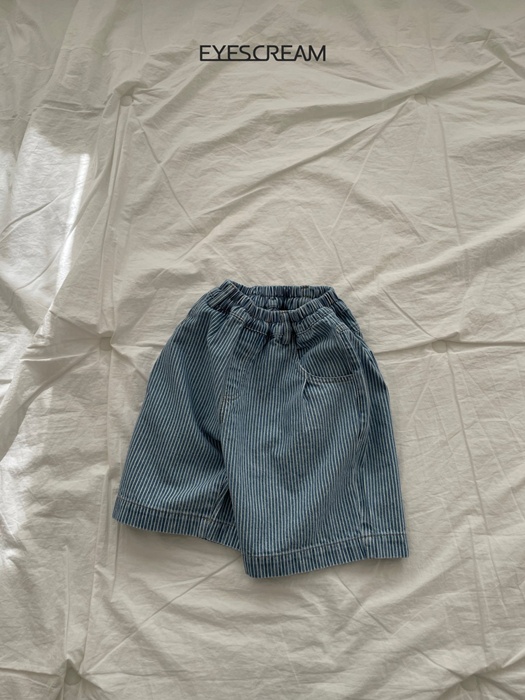 Stripe Dart Denim Pants