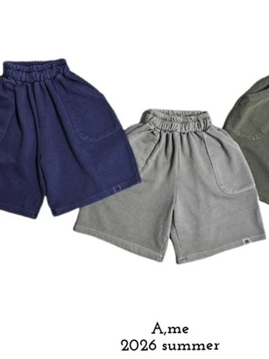 Pocket Pigment Bermuda Shorts