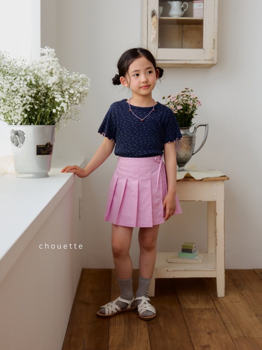 Ribbon Pleats Culottes