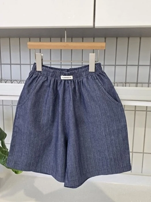 Slub Denim Pants
