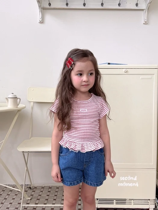 Label Frill Tee