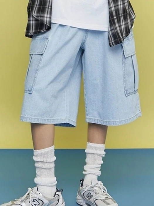 Cargo Bermuda Denim Pants
