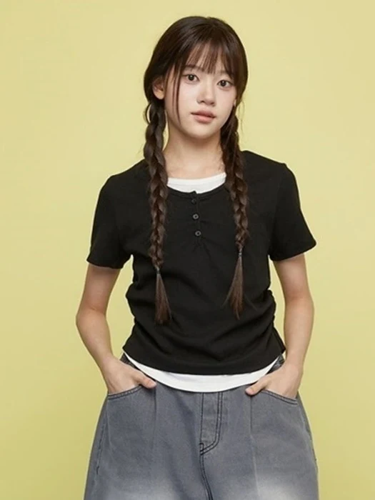 Ribbed Layered Tee
