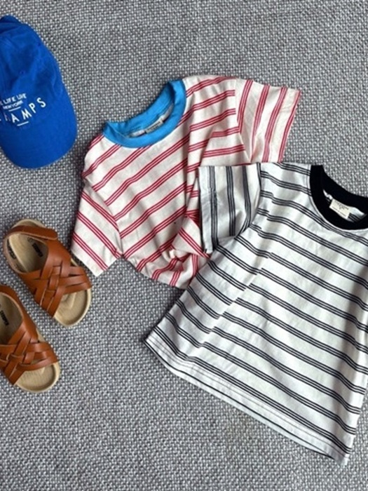Wow Striped Tee