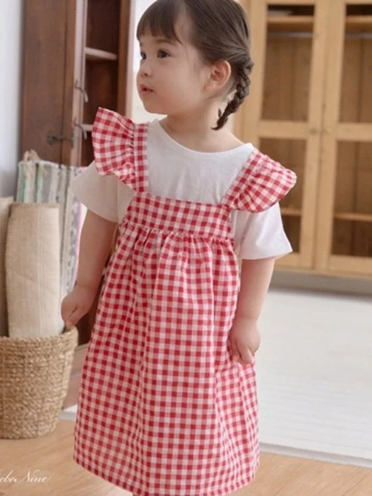 Areum Check One-piece