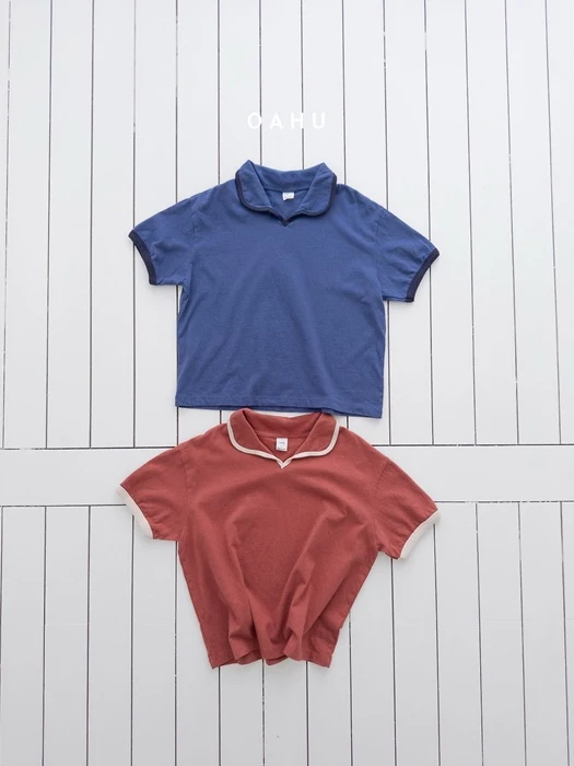 Brick Collar Tee