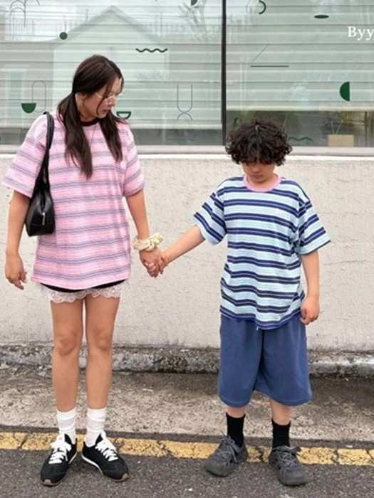 Mix Stripe Tee