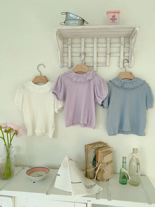 Bibi Jacquard Frill Tee