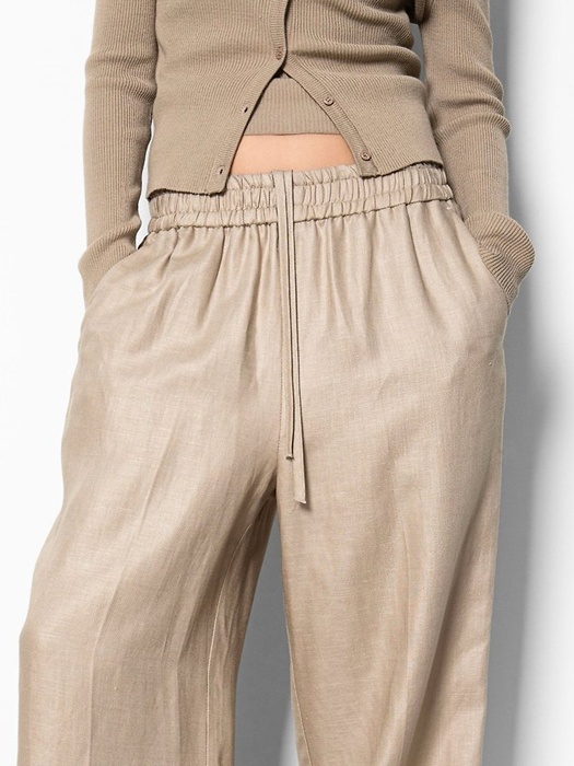 Linen Drawstring Trousers Linen Drawstring Trousers