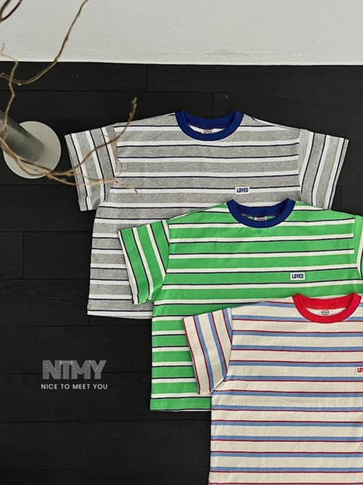 Love Pin Striped Tee
