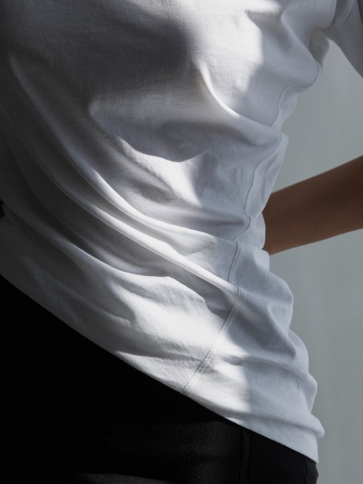 Twist Draped Side Line Detail Tee