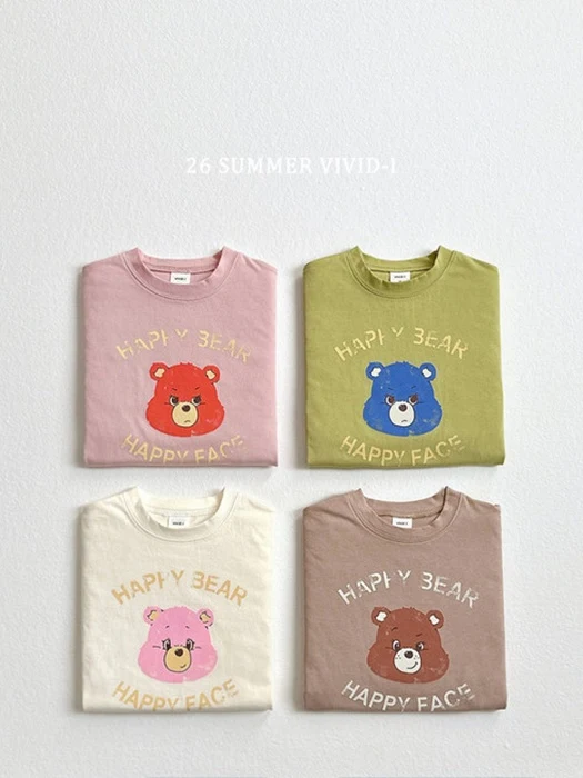 Happy Bear Short Sleeve Tee