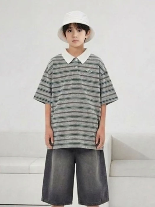 Toms Stripe Collar Tee
