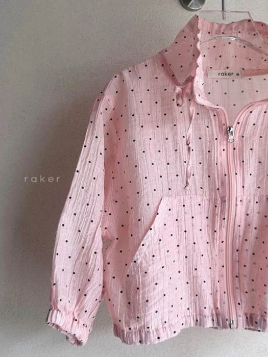 Sheer Windbreaker Jumper (Pink)