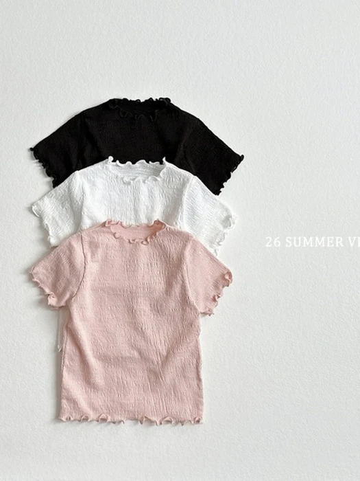 Yoru Slub Frill Tee