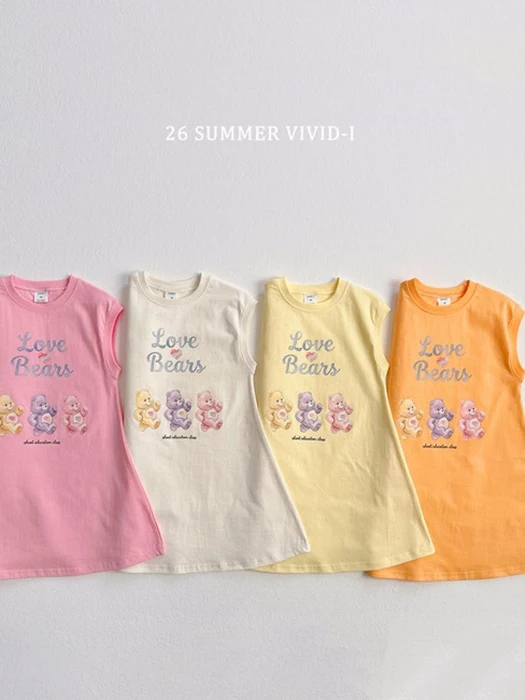 Painted Bear Long One-piece