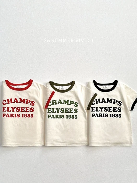 Champs Ribbed Short Sleeve Tee