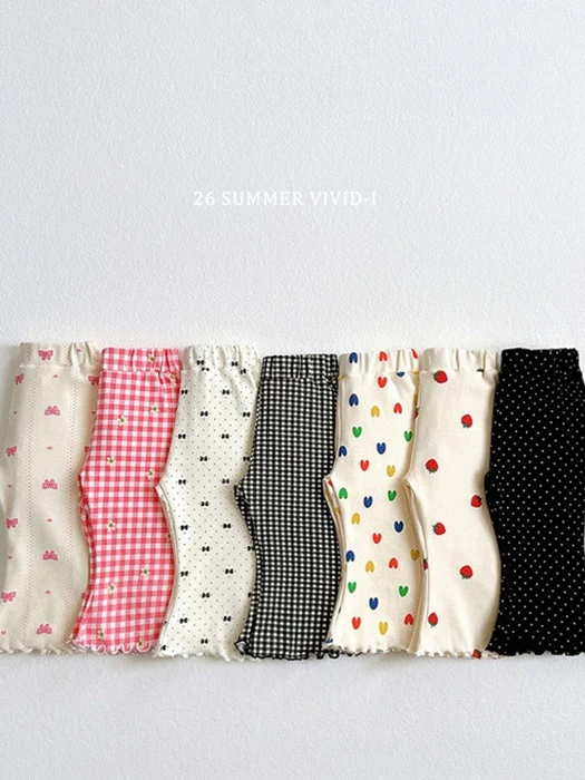 Pattern Flared Cropped Pants