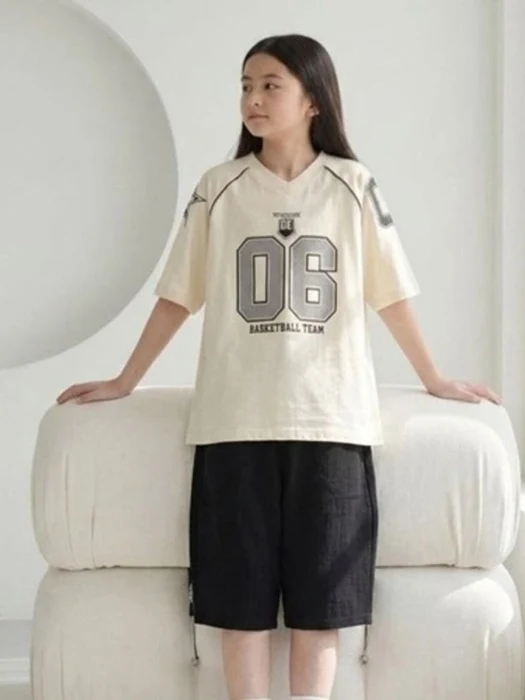 Mesh Print Box Tee