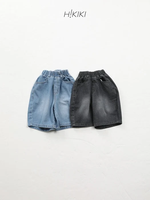 Washed Bermuda Pants