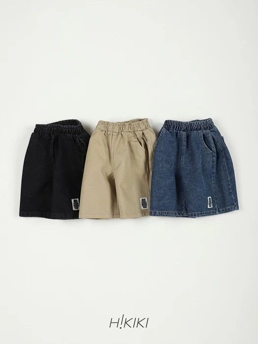 Denim Bermuda Pants