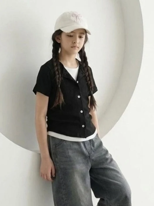 Cardigan Layered Short Sleeve Tee