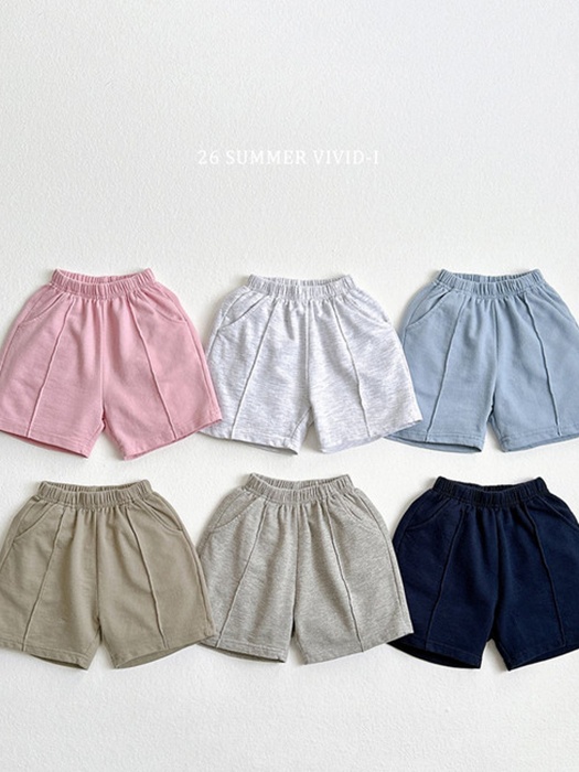 Pintuck Sweat Shorts