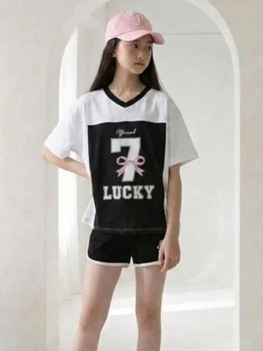 7 Ribbon Box Tee