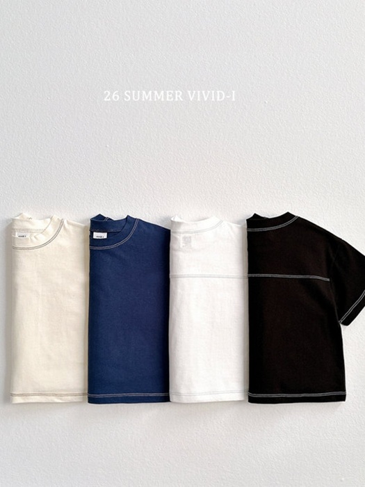 Stitch Panel Short Sleeve Tee Stitch Panel Short Sleeve Tee