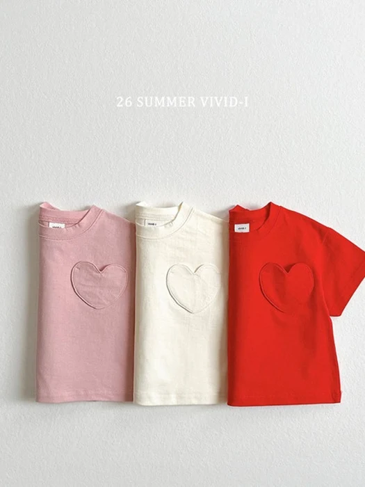 Heart Pocket Short Sleeve Tee
