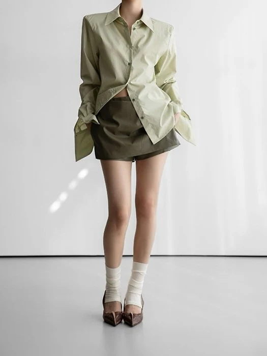 Wing Cuffs Detail Button Down Shirt Wing Cuffs Detail Button Down Shirt
