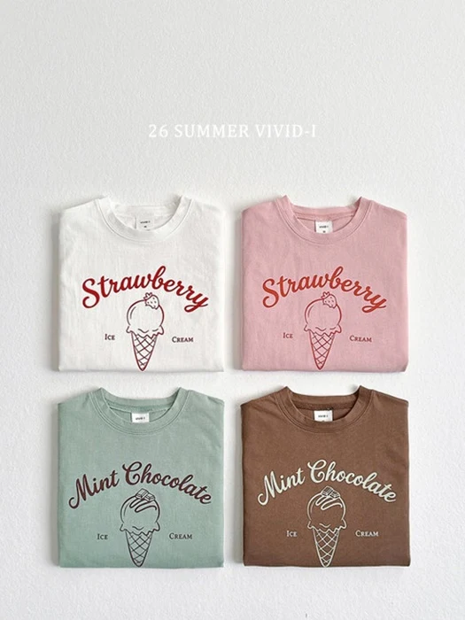 Ice Cream Short Sleeve Tee Ice Cream Short Sleeve Tee