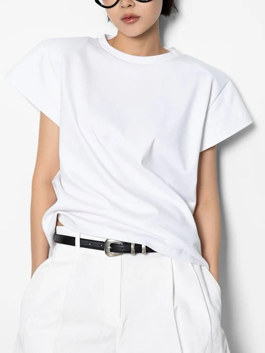 Padded Shoulder Wing Sleeves Tee