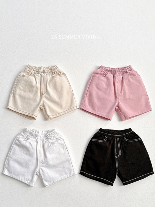 Stitch Cotton Shorts Stitch Cotton Shorts