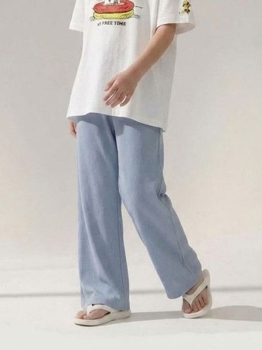 Pierrot Ribbed Wide Pants