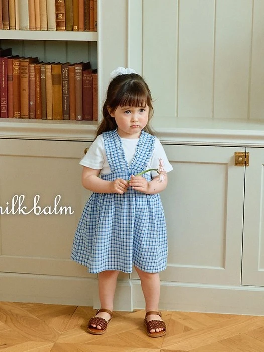 Ribbon Embroidered Suspender Skirt