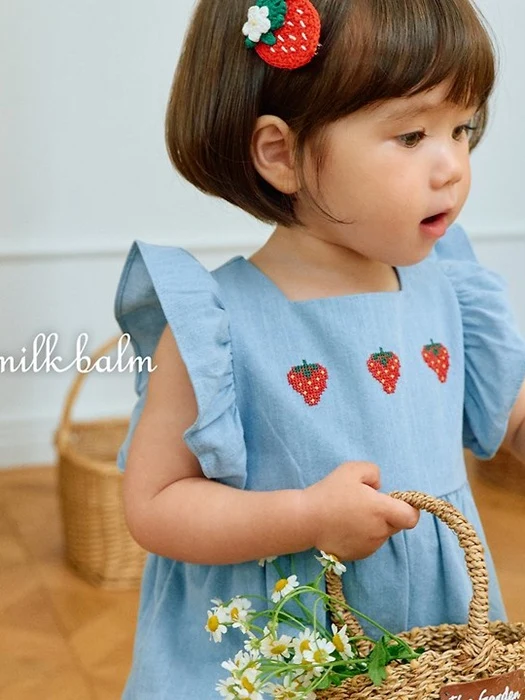 Strawberry Denim Suit