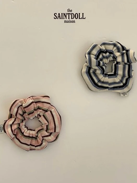 Stripe Scrunchie