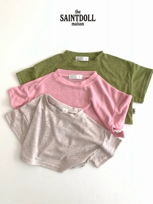 Linen Crop Tee