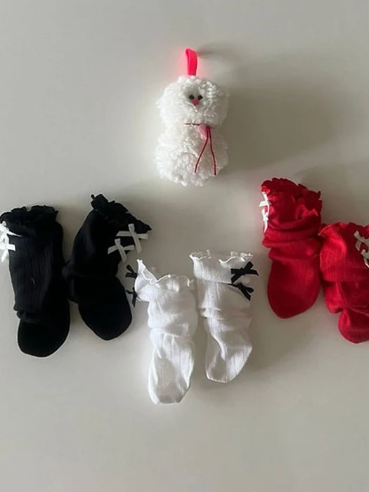 Mini Ribbon Knee Socks Mini Ribbon Knee Socks
