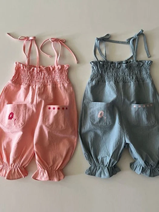 Pocket Smocked Jumpsuit Pocket Smocked Jumpsuit