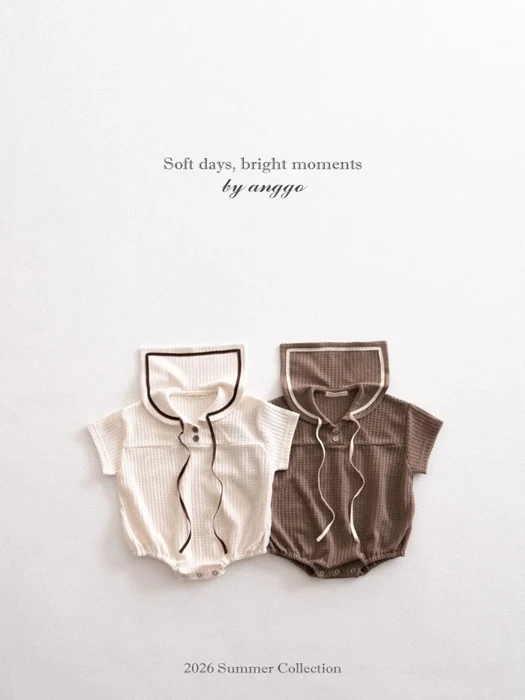 Sailor Collar Romper