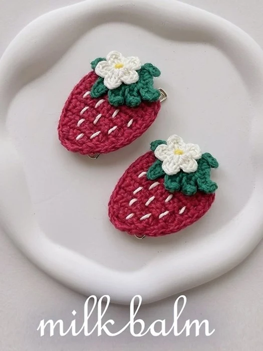 Strawberry Hairpin