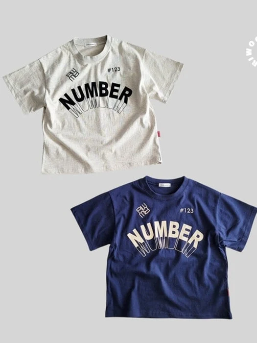 RW Number Lettering Short Sleeve Tee