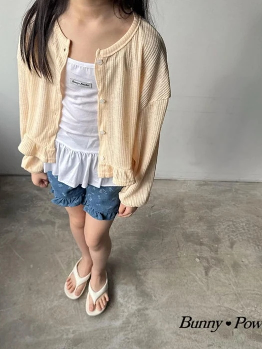Flower Button Cardigan