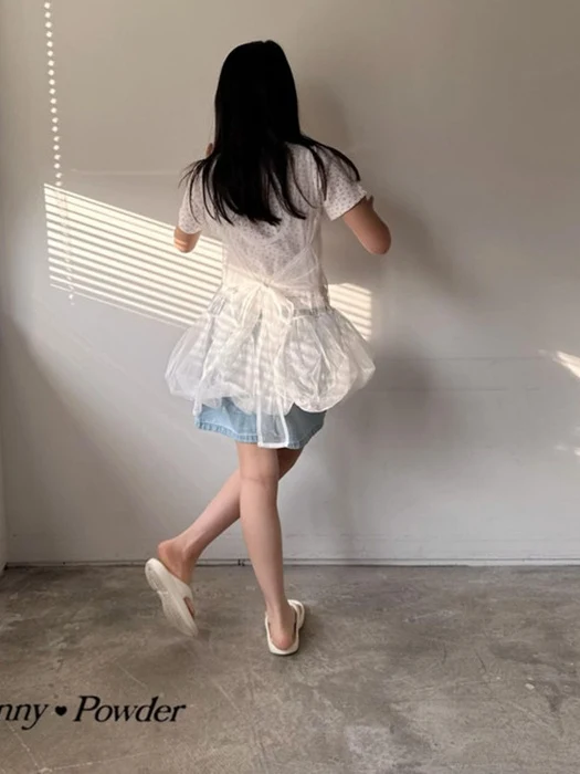 Sha Balloon Layered One-piece