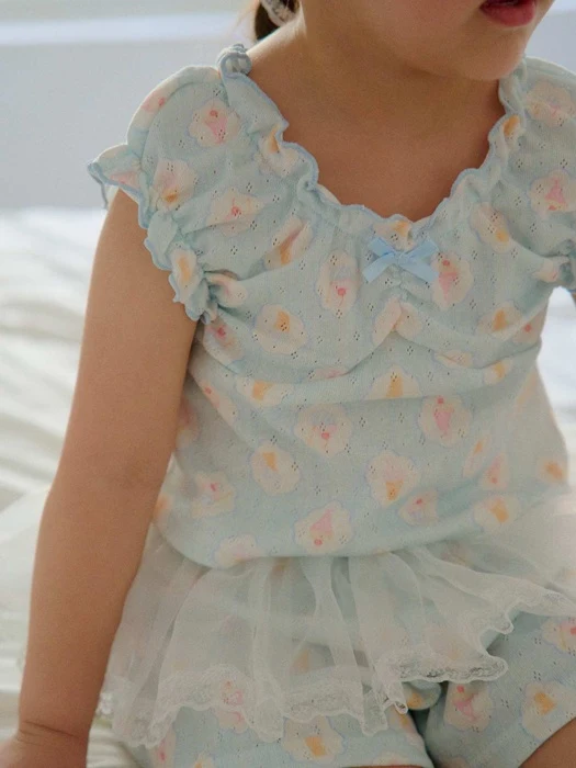 Ice Cream Shirring Top